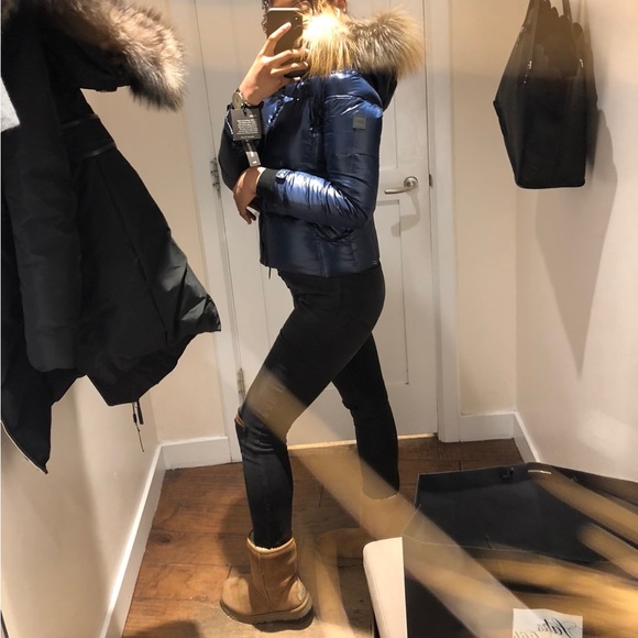 SAM JUNIORS REAL FUR TRIM PUFFER - Picture 5 of 5